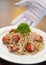 German, Polish, Austrian cuisine dish, Bigos - cabbage stewed with meat and sausages