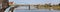 German and polish border bridge panorama frankfurt oder and sublice