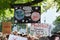 German protest signs held up by young people during Global Climate Strike / Fridays for future