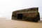 German sand beach blockhaus in charente west coast in France