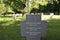 A German soldier buried at the cemetary of Recogne