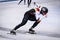 German speed skater competes in Germany.