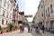 German streets, old houses, windows