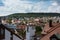 German Town Residential Area Aerial Rooftops European Culture St
