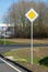 German traffic sign or road sign - right of way