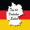 German Unity day - Tag der Deutschen Einheit, national Germany holiday greeting card, banner, poster template. Patriotic