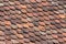 German vintage roof tiles background