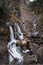 German waterfall - Kuhfluchtwasserfall - near the german alps while autumn.