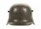 German World War One Steel Combat Helmet Frontal View