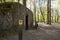 German WW1 bunker located in Mastenbos on the historical Flanders Fields site