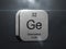 Germanium element from the periodic table