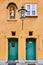 Germany Bavaria Romantic Road. Augsburg. Fuggerei, the world\\\'s oldest public housing complex still in use