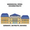 Germany, Bayreuth, Bavaria, Margravial Opera Housebayreuth line icon concept. Germany, Bayreuth, Bavaria, Margravial