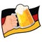 germany beer glass