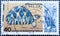 GERMANY, Berlin - CIRCA 1977: a postage stamp from Germany, Berlin showing a ray turtle Text: Zoo Berlin aquarium