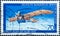 GERMANY, Berlin - CIRCA 1978: a postage stamp from Germany, Berlin showing a historic motor plane with a propeller Text: Etrich Ru
