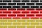 Germany brick flag illustration