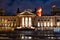 Germany. The building of the Berlin of the Bundestag in the winter at Christmas