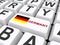 Germany button on keyboard