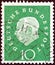 GERMANY - CIRCA 1959: A stamp printed in Germany shows the first President of the Federal Republic of Germany Theodor Heuss