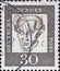 GERMANY - CIRCA 1961: a postage stamp from Germany, showing a portrait of the important German philosopher Immanuel Kant