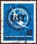 GERMANY - CIRCA 1965: A stamp printed in Germany issued for the Centenary of I.T.U. shows I.T.U. Emblem, circa 1965.