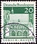 GERMANY - CIRCA 1966: A stamp printed in Germany from the `Historic Buildings` issue shows Carolingian gatehall, Lorsch