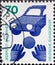 GERMANY - CIRCA 1973 : a postage stamp from Germany, showing Motive for accident prevention. Text: Security at all times. Children
