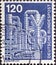 GERMANY - CIRCA 1975: a postage stamp from Germany, showing a motif from industry and technology. Chemical plant with cracking pla