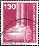GERMANY - CIRCA 1982 : a postage stamp from Germany, showing a motif from industry and technology. Brewing plant brew kettle