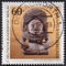 GERMANY - CIRCA 1984: a stamp printed in the Germany Berlin shows Stone God with Beaded Turban, Mexico, Ancient Artwork