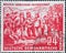 GERMANY, DDR - CIRCA 1951 : a postage stamp from Germany, GDR showing the land survey as part of the land reform. German-Chinese f