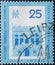 GERMANY, DDR - CIRCA 1961 : a postage stamp from Germany, GDR showing the historic old stock exchange building in Leipzig, trade f