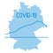 Germany Defeat Coronavirus Stop nCoV COVID-19 drop