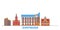 Germany, Dortmund line cityscape, flat vector. Travel city landmark, oultine illustration, line world icons