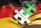 Germany economy and financial market growth concept