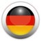 Germany Flag Aqua Button