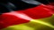 Germany Flag of German closeup or close up waving in the wind animation
