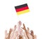 Germany Flag hands european country