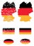 Germany flag set