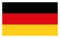 Germany flag vector.Flag of Germany
