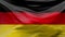 Germany flag is waving in the wind 3D animation. National flag of Germany Background. Deutschland flag seamless loop
