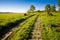 GERMANY. former border control track between East and West Germany