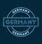 Germany. Glowing round badge.