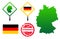 Germany icons set