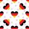 Germany independence day seamless pattern.
