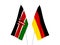 Germany and Kenya flags