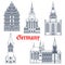 Germany landmark architecture cathedrals icons