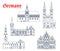 Germany landmark buildings, architecture churches