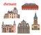 Germany landmark buildings, cathedrals of Aachen